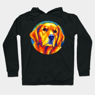 Colorful Golden Retriever Dog Hoodie